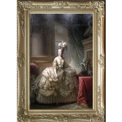 Portrait of Marie-Antoinette by élisabeth Vigée-Lebrun, Framed Painting Reproduction