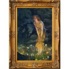 Midsummer Eve by Edward Robert Hughes, Framed Painting Reproduction