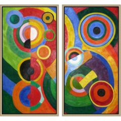 Rhythm by Robert Delaunay, Framed Painting Reproduction