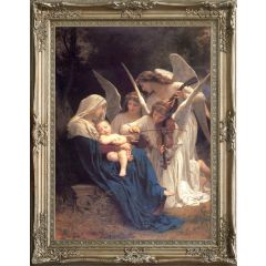 Song of the Angels by William Bouguereau, Framed Painting Reproduction
