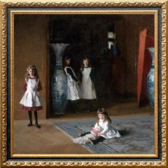 The Daughters of Edward Darley Boit by John Singer Sargent, Framed Painting Reproduction