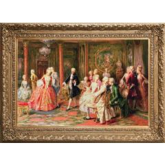 The Waltz by A. Zoffoli, Framed Painting Reproduction
