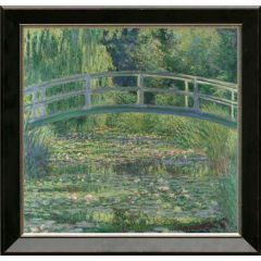 The Water Liliy Pond by Claude Oscar Monet, Framed Painting Reproduction