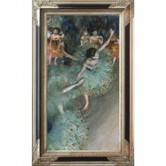 The Green Dancer by Edgar Degas, Framed Painting Reproduction
