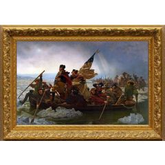 Washington Crossing the Delaware (1851) by Emanuel Gottlieb Leutze, Framed Painting Reproduction