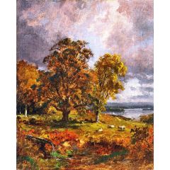 Landscape with Trees Painting Reproduction