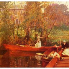 A Boating Party Painting Reproduction