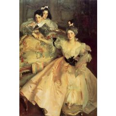 Mrs. Carl Meyer and Her Children Painting Reproduction