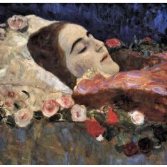Ria Munk On Her Deathbed Painting Reproduction