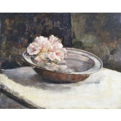 Still Life with Rhododendron Painting Reproduction