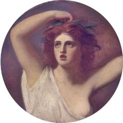 Lady Emma Hamilton, as Cassandra Painting Reproduction