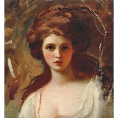 Lady Hamilton as Circe Painting Reproduction
