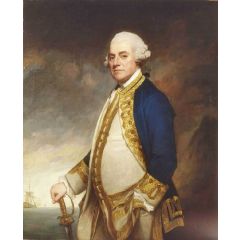 Admiral Sir Charles Hardy Painting Reproduction