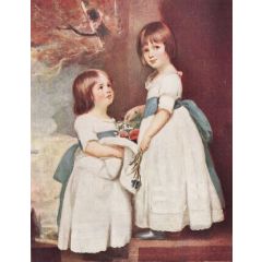 The Horsley Children, Master George and Miss Charlotte Painting Reproduction