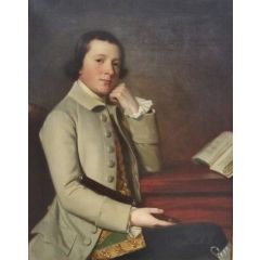 Young Man with a Flute Painting Reproduction