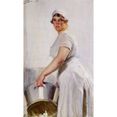 A Kitchen Maid Painting Reproduction