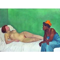 White and Black Painting Reproduction