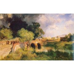 Gathering Storm near Maravatio, Mexico Painting Reproduction