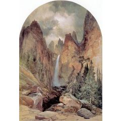Tower Falls Painting Reproduction