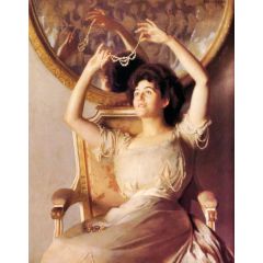 The String of Pearls Painting Reproduction