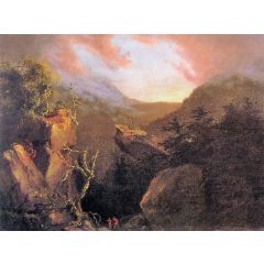 Mountain Sunrise, Catskill Painting Reproduction