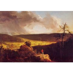 View Of L’Esperance On The Schoharie River Painting Reproduction
