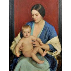 A Modern Madonna Painting Reproduction