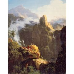 Landscape Composition: St. John in the Wilderness Painting Reproduction