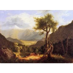 View in the White Mountains Painting Reproduction