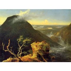 Sunny Morning on the Hudson River Painting Reproduction