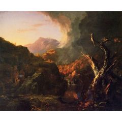 Landscape with Dead Trees Painting Reproduction