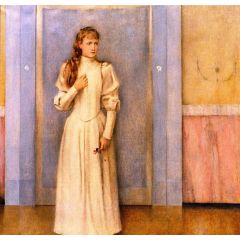 Posthumous Portrait of Marguerite Landuyt Painting Reproduction