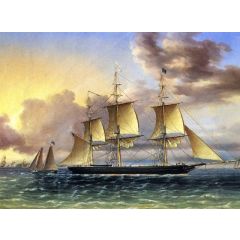 The Baltimore Clipper Architect Painting Reproduction