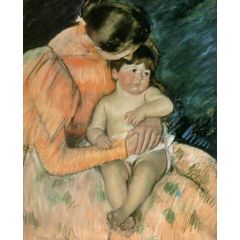 Mother and Child Painting Reproduction