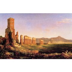 Aqueduct near Rome Painting Reproduction