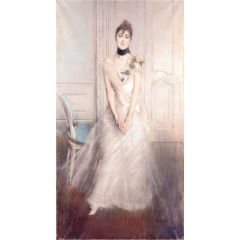 A Portrait of Emiliana Concha de Ossa Painting Reproduction