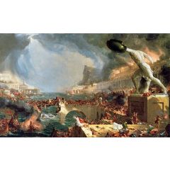 The Course of Empire 4, Destruction Painting Reproduction