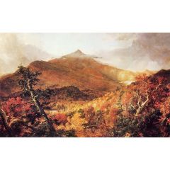 Schroon Mountain, Adirondacks, Essex County, New York, after a Storm Painting Reproduction