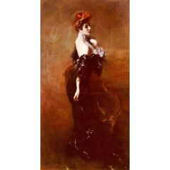 Madame Pages In Evening Dress Painting Reproduction