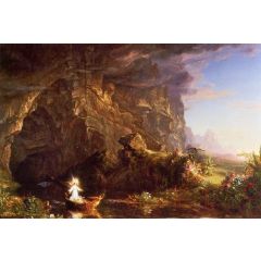 The Voyage of Life: Childhood Painting Reproduction
