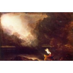 The Voyage of Life: Old Age Painting Reproduction
