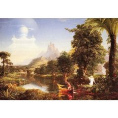 The Voyage of Life: Youth Painting Reproduction