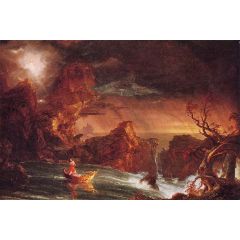 The Voyage of Life: Manhood Painting Reproduction