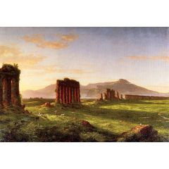 Roman Campagna Painting Reproduction