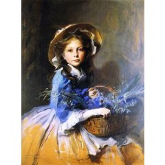 Miss Olive Trouton Painting Reproduction