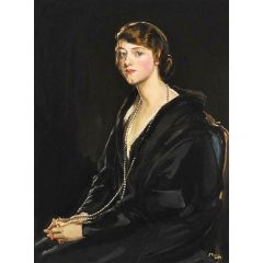 Mrs. E. Bowen Davies Painting Reproduction