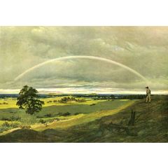 Landscape with Rainbow Painting Reproduction