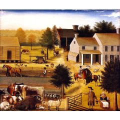 The Residence of David Twining 1787 Painting Reproduction
