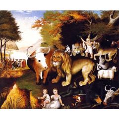 Peaceable Kingdom Painting Reproduction