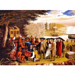 Penn’s Treaty Painting Reproduction